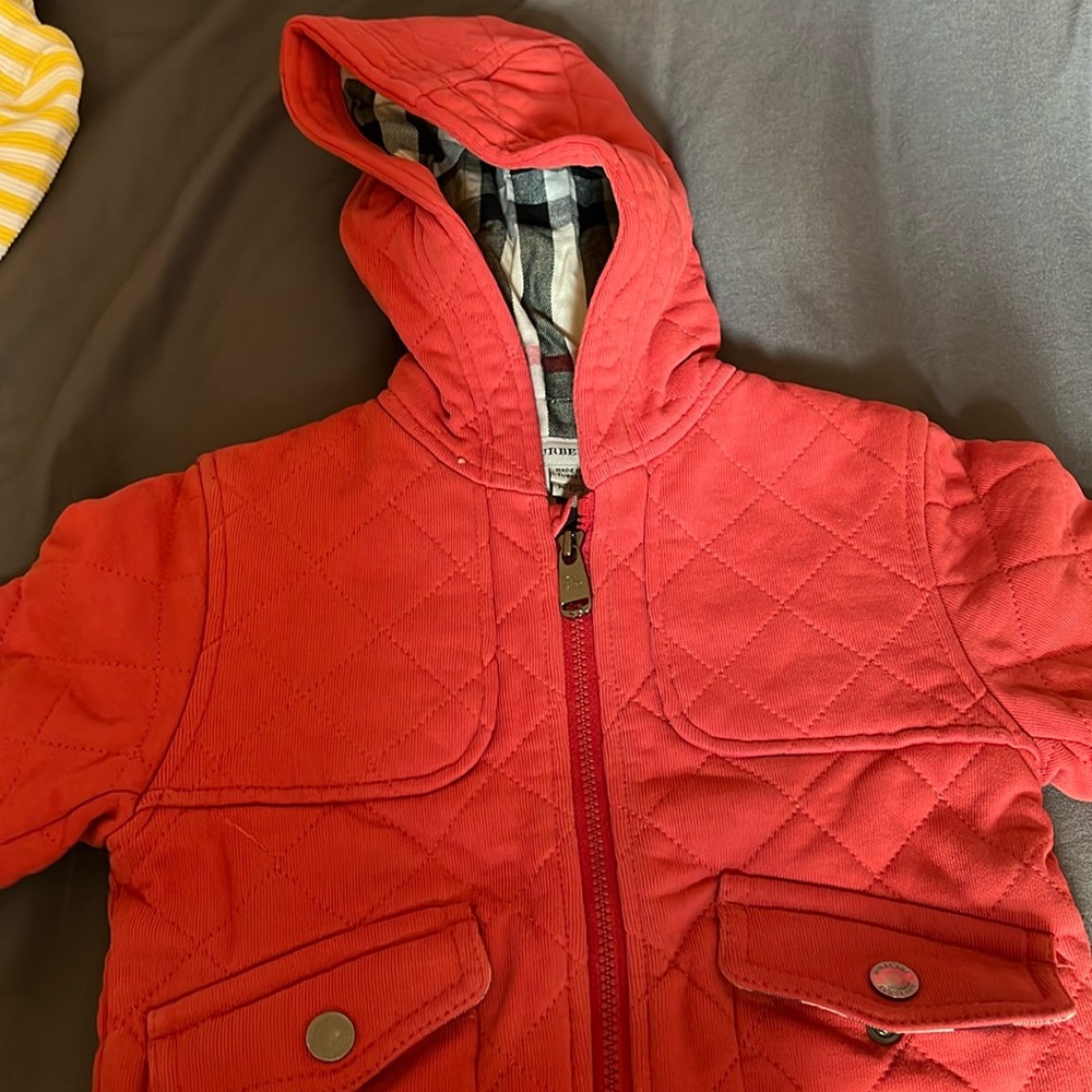 Preowned Burberry quilt hoodie